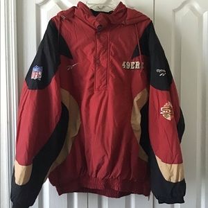Pro Line Reebok San Francisco 49ers Hooded Jacket